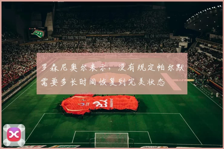 罗森尼奥尔表示,没有规定帕尔默需要多长时间恢复到完美状态
